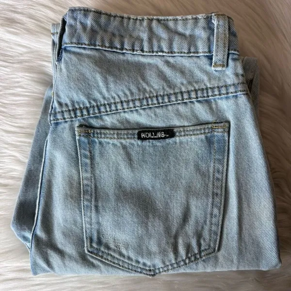 Rolla's High-Rise Straight Jeans Light Wash in Size 27 - Image 11