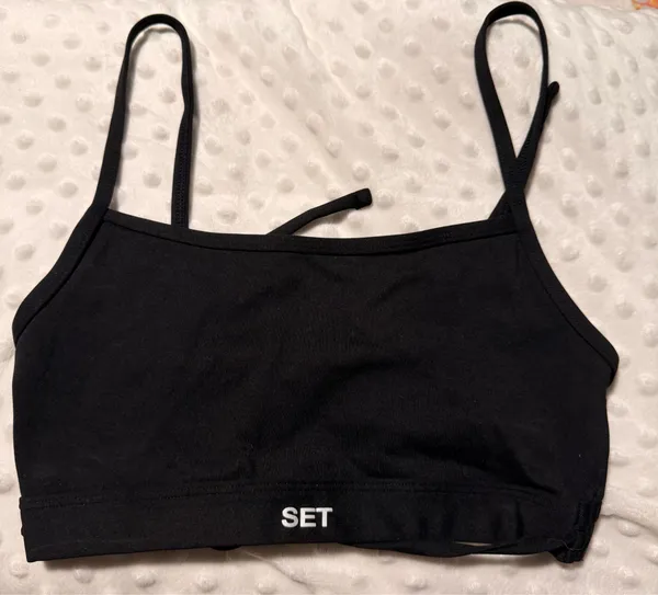 SET Active Sportbody Tie Bra Black | Size S - Image 2