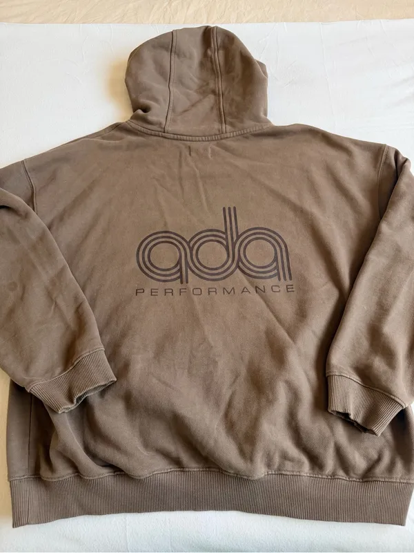 Adanola Performance Oversized Hoodie in Brown - Image 6
