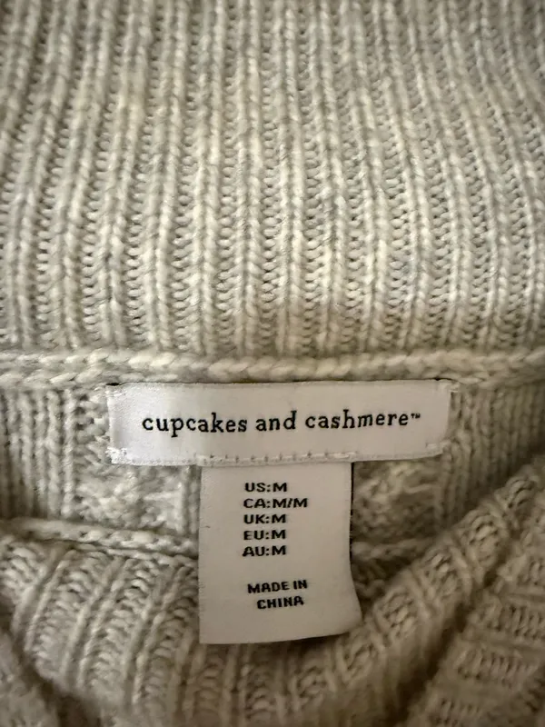 Grey knit sweater top Gray Size M - Image 3