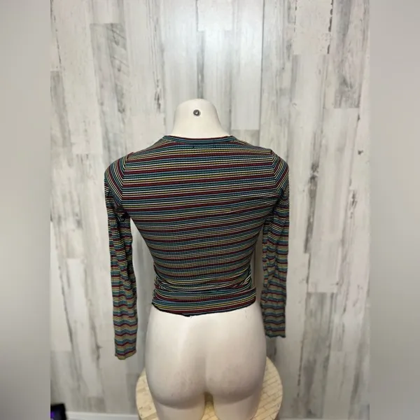 Stripped shirt Pink Size XS - Image 4