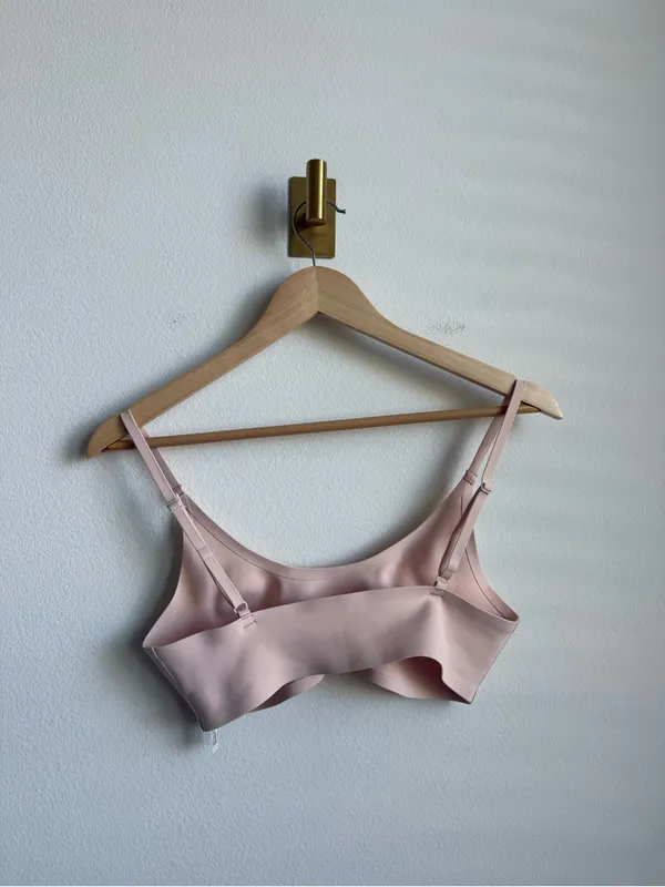 Intimately Free People Beige Nude Bralette Wireless Adjustable Straps Size M - Image 3