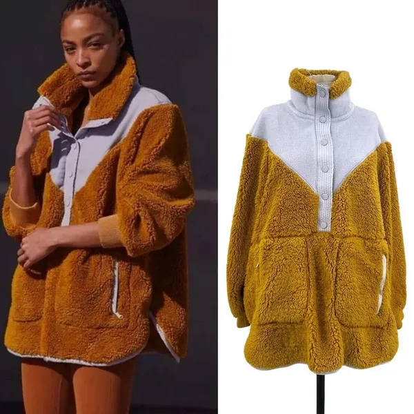 Free People Movement Fall To Rise Half‎ Zip Pullover Honey Mallow Size Small - Image 2