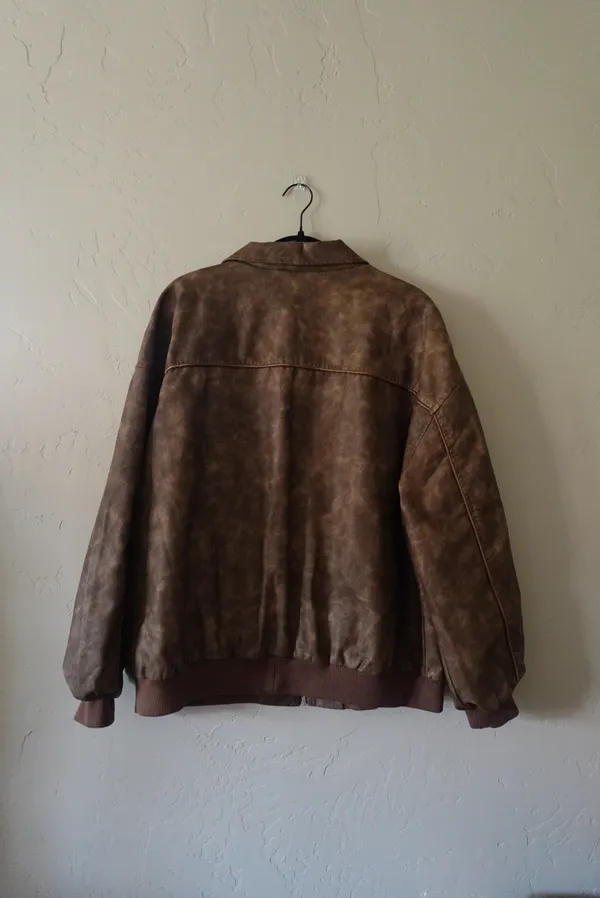 Princess Polly Goldsmith Faux Leather Bomber Jacket - Image 3