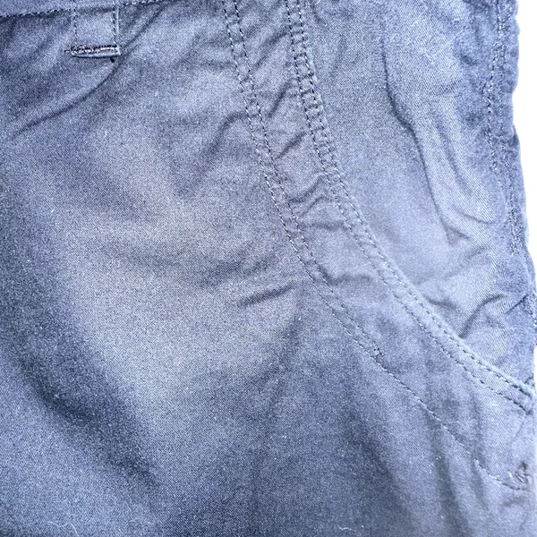 Nike Women's Size 8 Black Rolled Hem Flap Pocket Chino Cotton Athletic Shorts - Image 4
