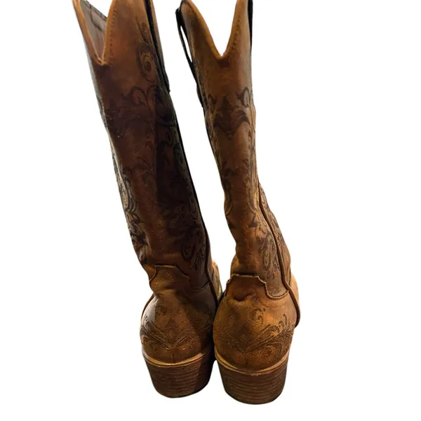Roper Floral Embroidery Women's Boots - Size 6 - Image 11