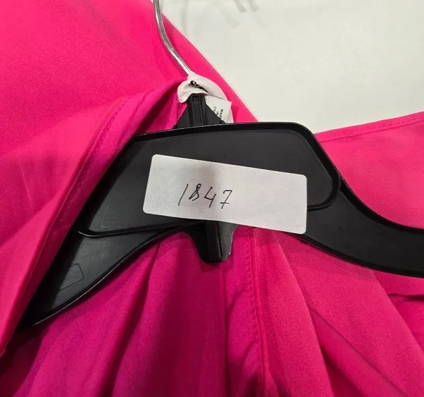 Superdown Crystal Mini Dress in Hot Pink - Image 13