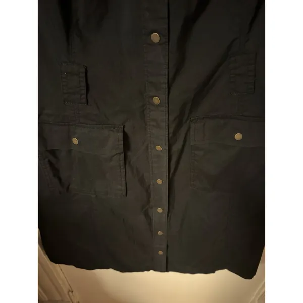 Converse Women's All Star Black 3/4 Sleeve Cotton‎ Shirt Dress - Image 6