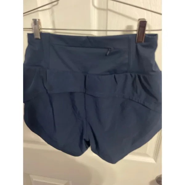 THE GYM PEOPLE High Waisted Running Shorts Navy Blue Size M New With Tag - Image 9