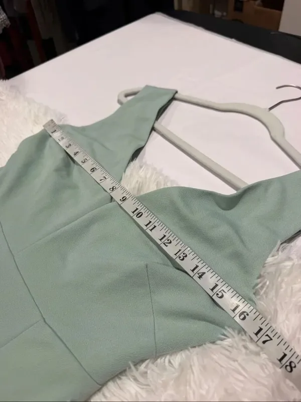 NEW Birdy Grey Shamin Maxi Bridesmaid Dress in Sage Green Medium - Image 5