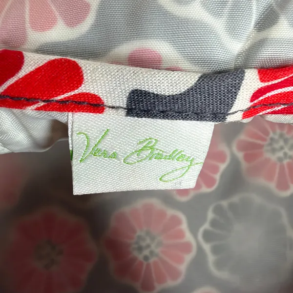 Vera Bradley OS Cosmetic Case Cherry Blossoms Floral Quilted Travel Vanity Bag - Image 9
