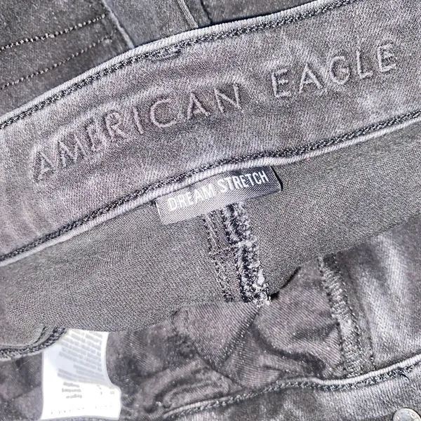 American Eagle Outfitters Black Wash Denim High Rise Jegging Jean Women's Size 6 - Image 7