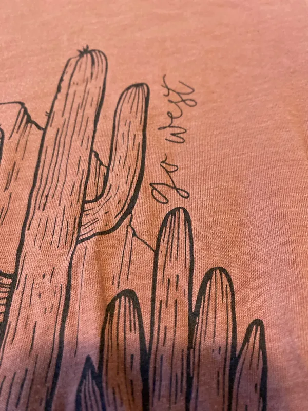 Go west green pink tshirt - Image 6