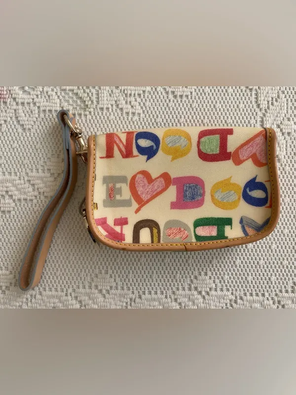 Dooney and Bourke Vintage Logo Wristlet - Image 4