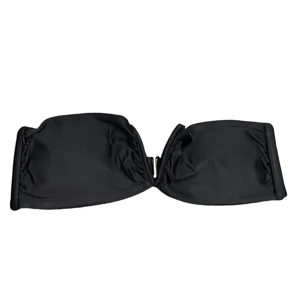 NWT Andie Swim Black The Scala Strapless Swimsuit Top Size Medium - Image 3
