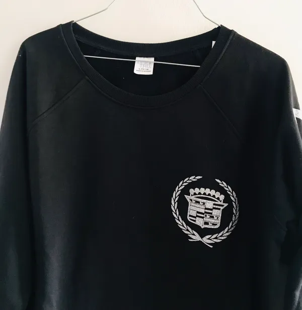 Cadillac glitter womans sweat shirt - Image 3