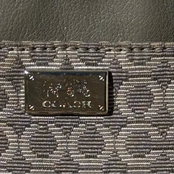 Coach Madison Op Art Swingpack Crossbody Gray Signature 52284E - Image 11