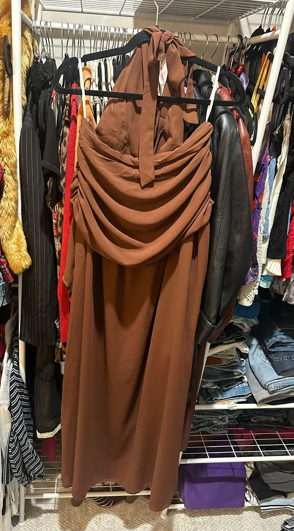 Pepper Mayo Halter Maxi Dress - Image 6