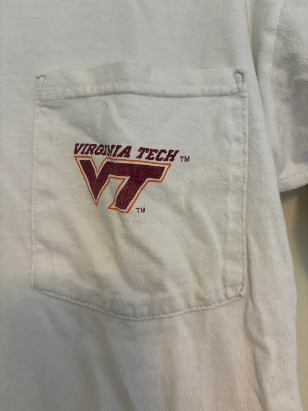 Soffe Vintage Virginia Tech Pocket Tee - Image 2