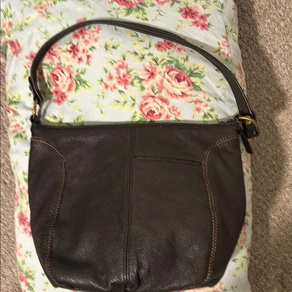 The Sak Brown Leather shoulder Bag - Image 2
