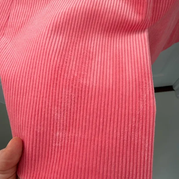 J. Crew Pink Corduroy Blazer with Yellow Collar Accent - Image 7