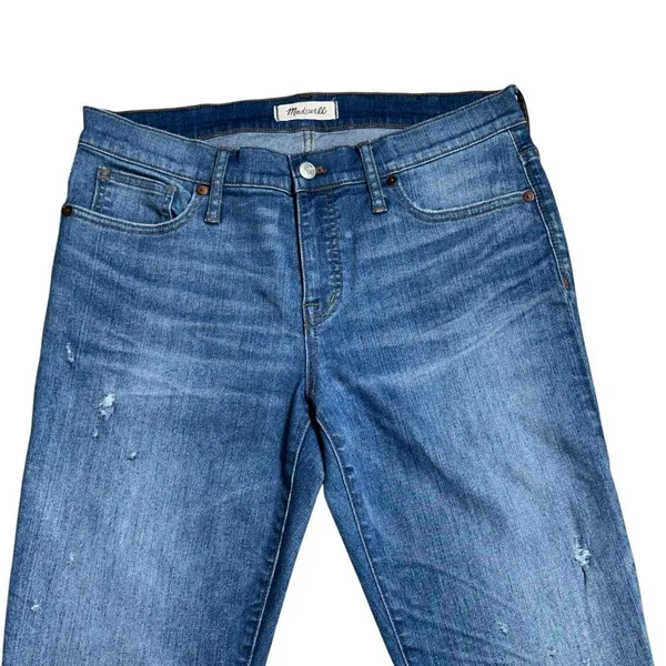 Madewell Medium Wash 8” Skinny Denim Jeans in Bellaire Women’s US 31 - Image 3