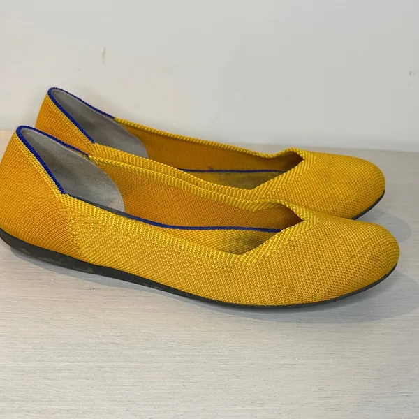 Rothy’s Yellow Rounded Toe Flats - Image 4