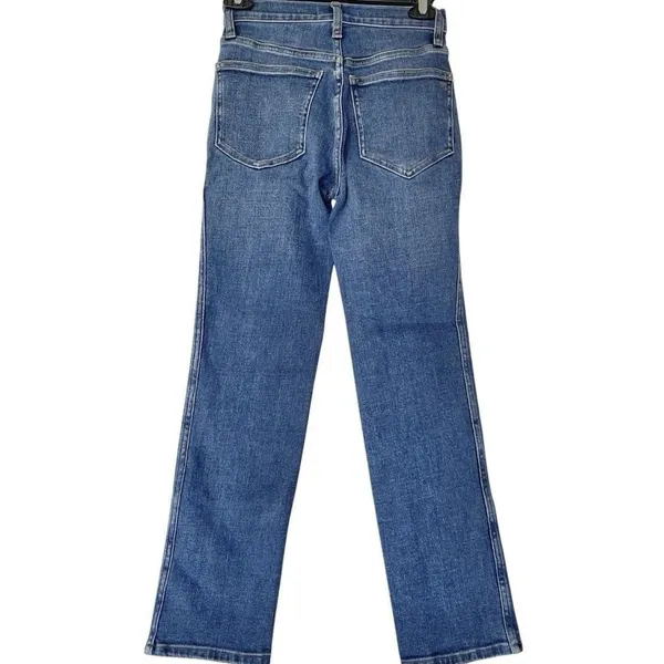 Madewell Stovepipe Jeans 23 Petites High Rise Ankle Medium Wash Denim Preppy - Image 3