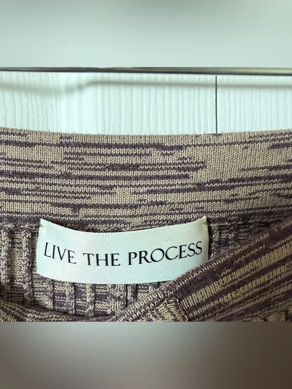 Live The Process Women's Ginger Root/Mission Fig Marl Flared Sweatpants M Brown Size M - Image 4