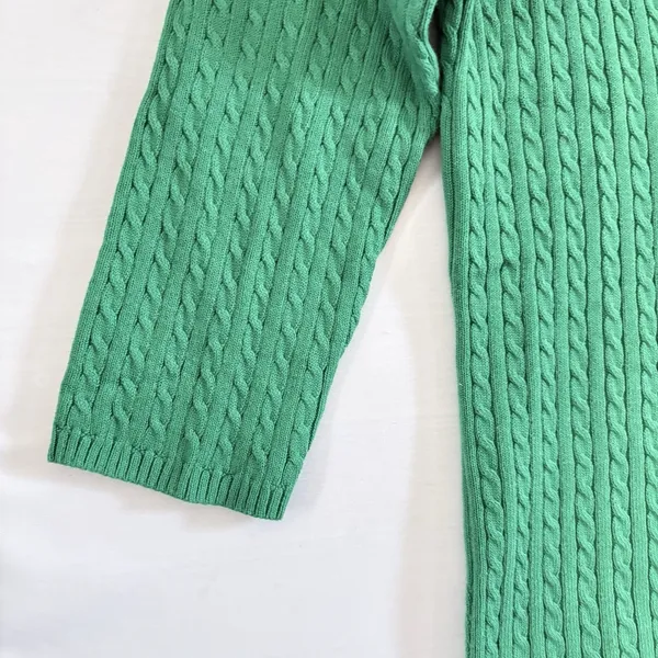 L.L. Bean Women's Kelly Green Spring Cardigan Sweater Small Regular‎ NwT - Image 7