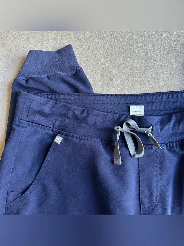 FIGS Zamora Jogger Scrub Pants - Navy Blue - Image 2