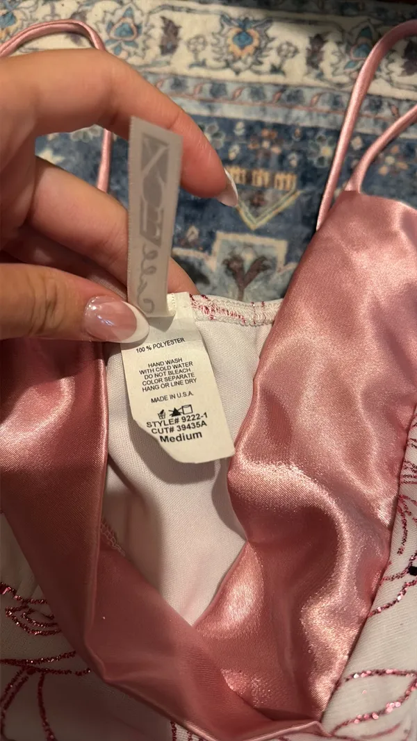 Vintage Y2K Tank Top Pink Size M - Image 2