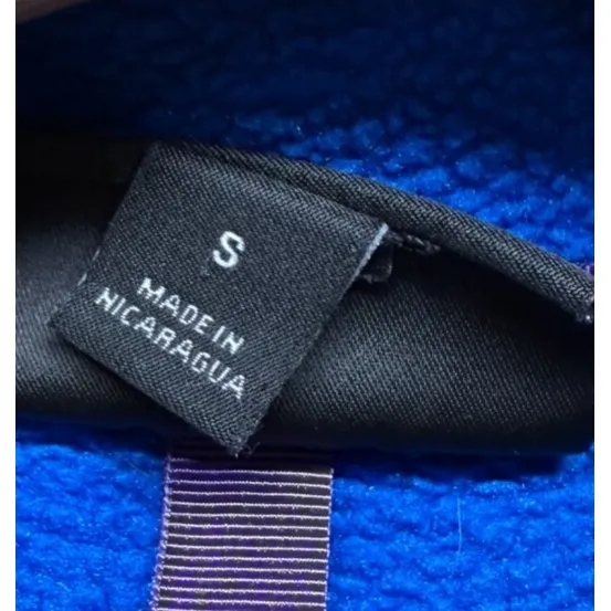 Patagonia Synchilla Snap-T Fleece Pullover Women Sz S Blue‎ Colorblock Two Tone - Image 5