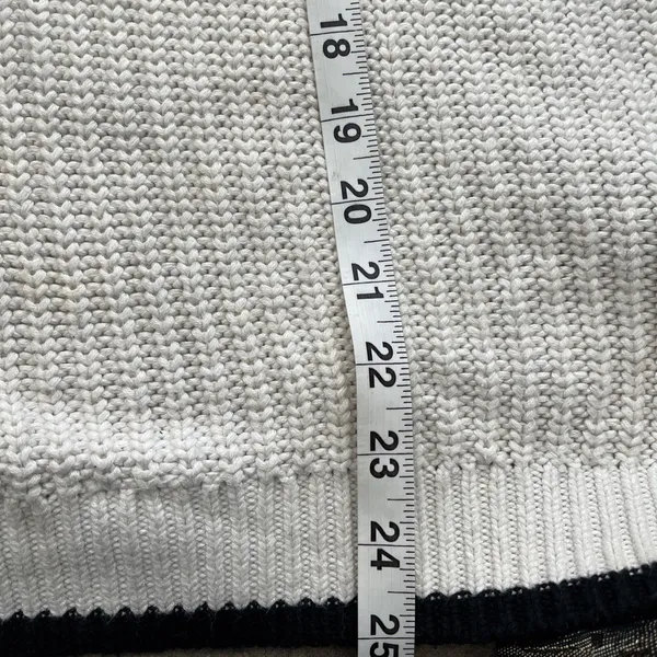 Abercrombie & Fitch Sweater Womens XL Varsity Preppy Tennis Academic Sleeve Spot - Image 8