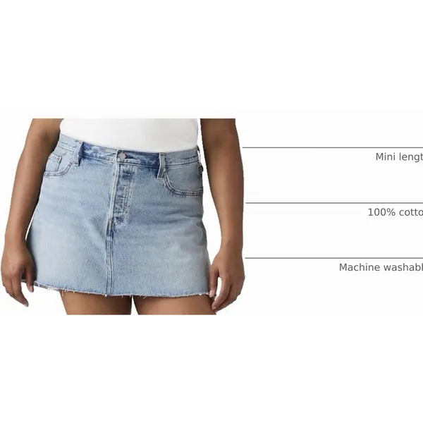 Levi's Women's Levis Icon Skirt 20W - Image 4