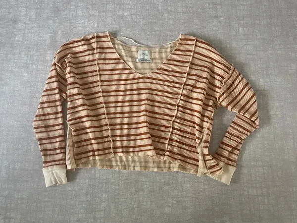 Urban Outfitters Striped Loose Fit Top - Image 4