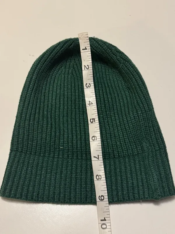 J. Crew Winter Cold Weather Green Ribbed Knit Beanie - Image 8