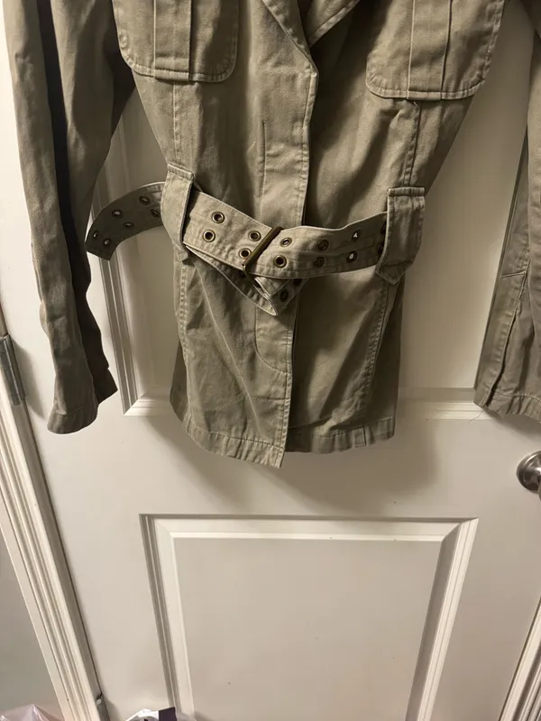 DKNY Jeans Trench Coat Belted - Image 2