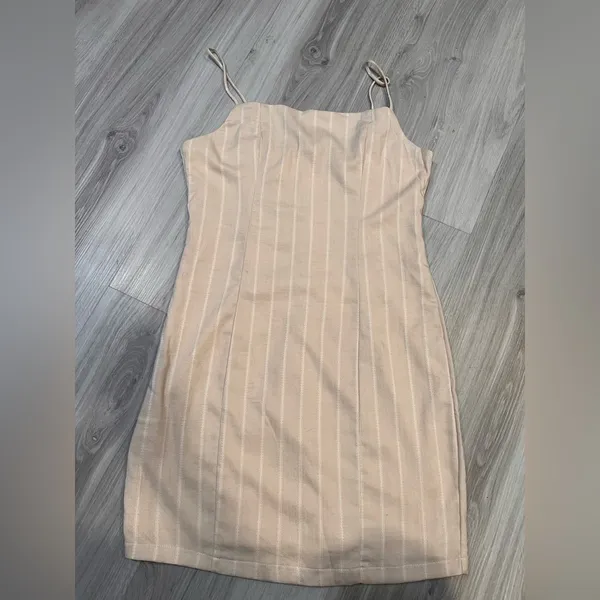 Lulus Blush Pink NWOT Elegant‎ Striped Dress - Image 2
