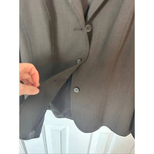 The limited brown blazer size 10 work attire y2k style - Image 2