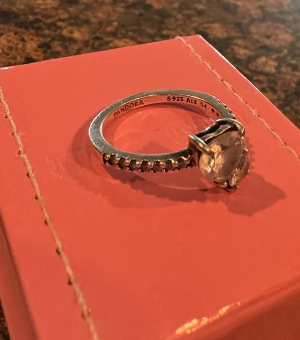 Pandora double heart sparkling ring - Image 5