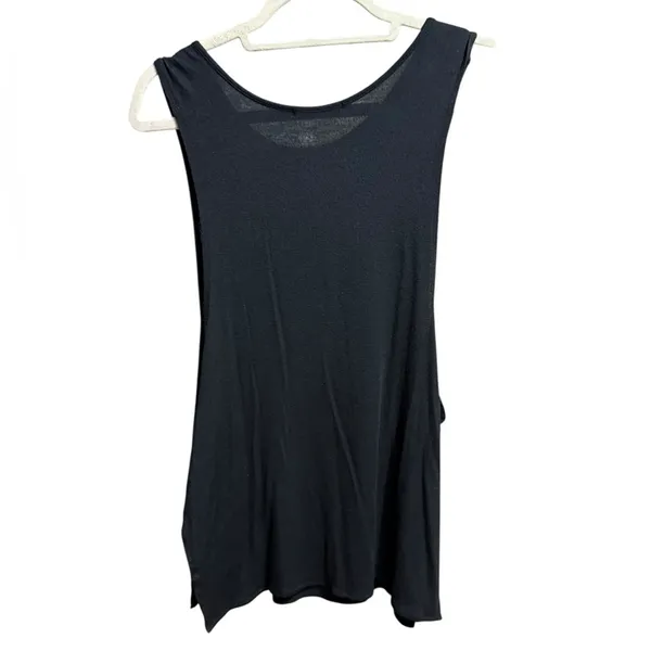 Brandy Melville Black Tank Top with open sides‎ one size - Image 2