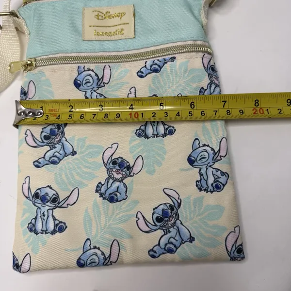 Loungefly Disney Lilo & Stitch Palm Leaves Passport Crossbody Bag Wallet Set - Image 6