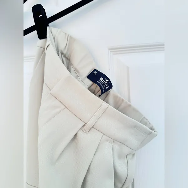Hollister Co. Ultra High Rise Wide Leg Cargo Trouser – Ivory/Cream – XS - Image 6
