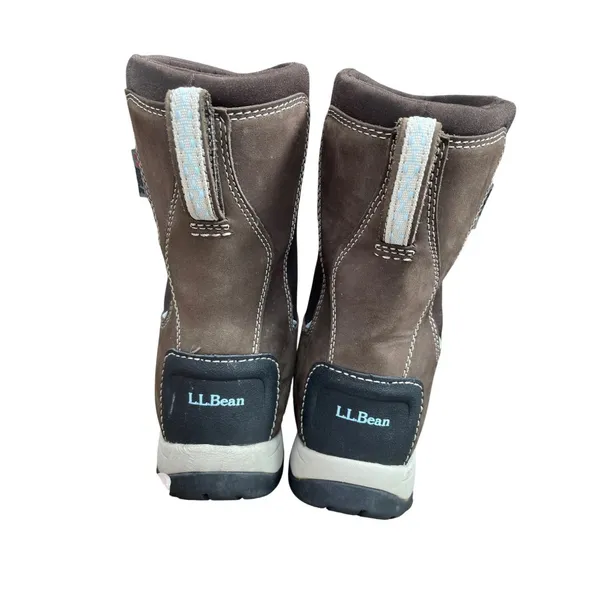 L.L. Bean Tex 2.5 Womans Brown Black Waterproof Winter Boots Sz 7.5M SKU 9402 - Image 7