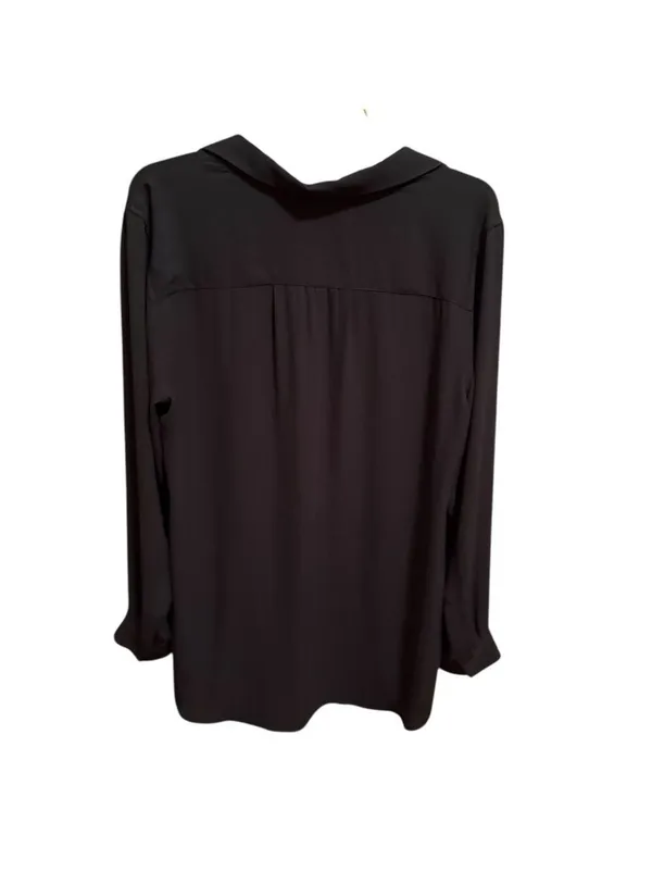LOFT Blue Women's Sheer Shirt - Image 3