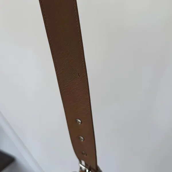 Coach Legacy Soho Tan Leather Bucket Hobo Crossbody Bag (Markings) - Image 4