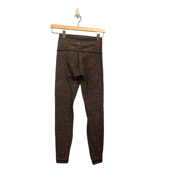 Lululemon Wunder Under Hi-Rise Tight *28" Heathered Black #4 - Image 9