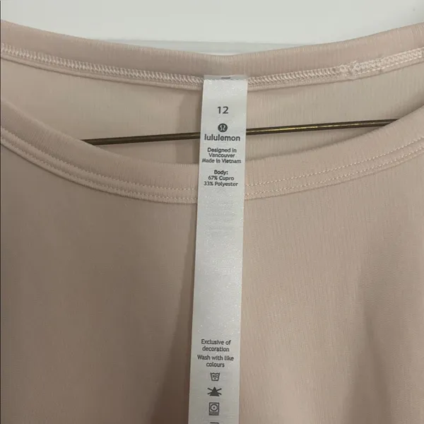 Lululemon Blush Long Sleeve Women's Knotted Top - Image 2