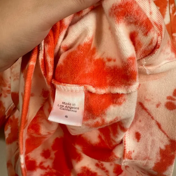 NWOT Clare V Tie Dye Puff Sleeve Sweatshirt - Image 7